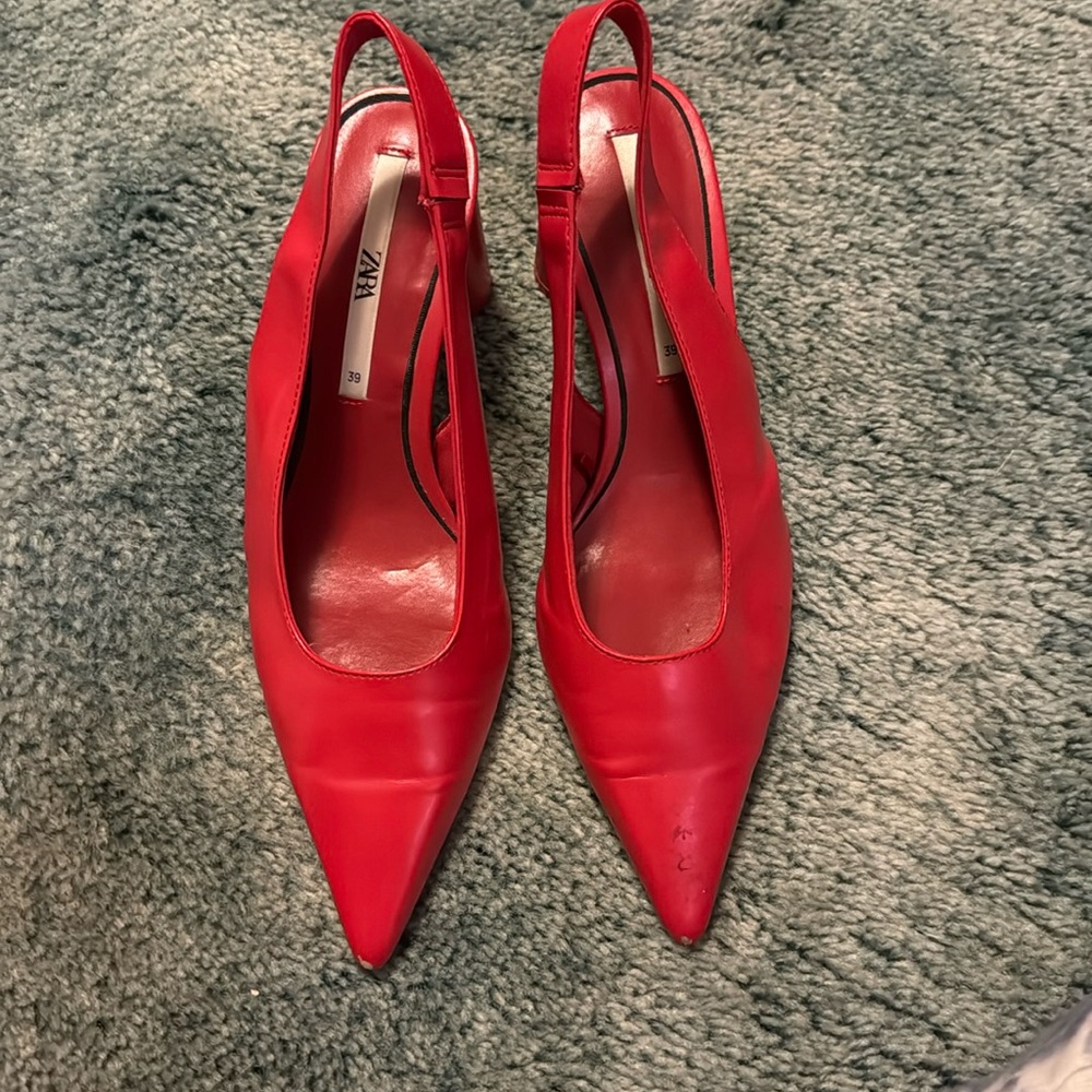 Zara Slingback Heels